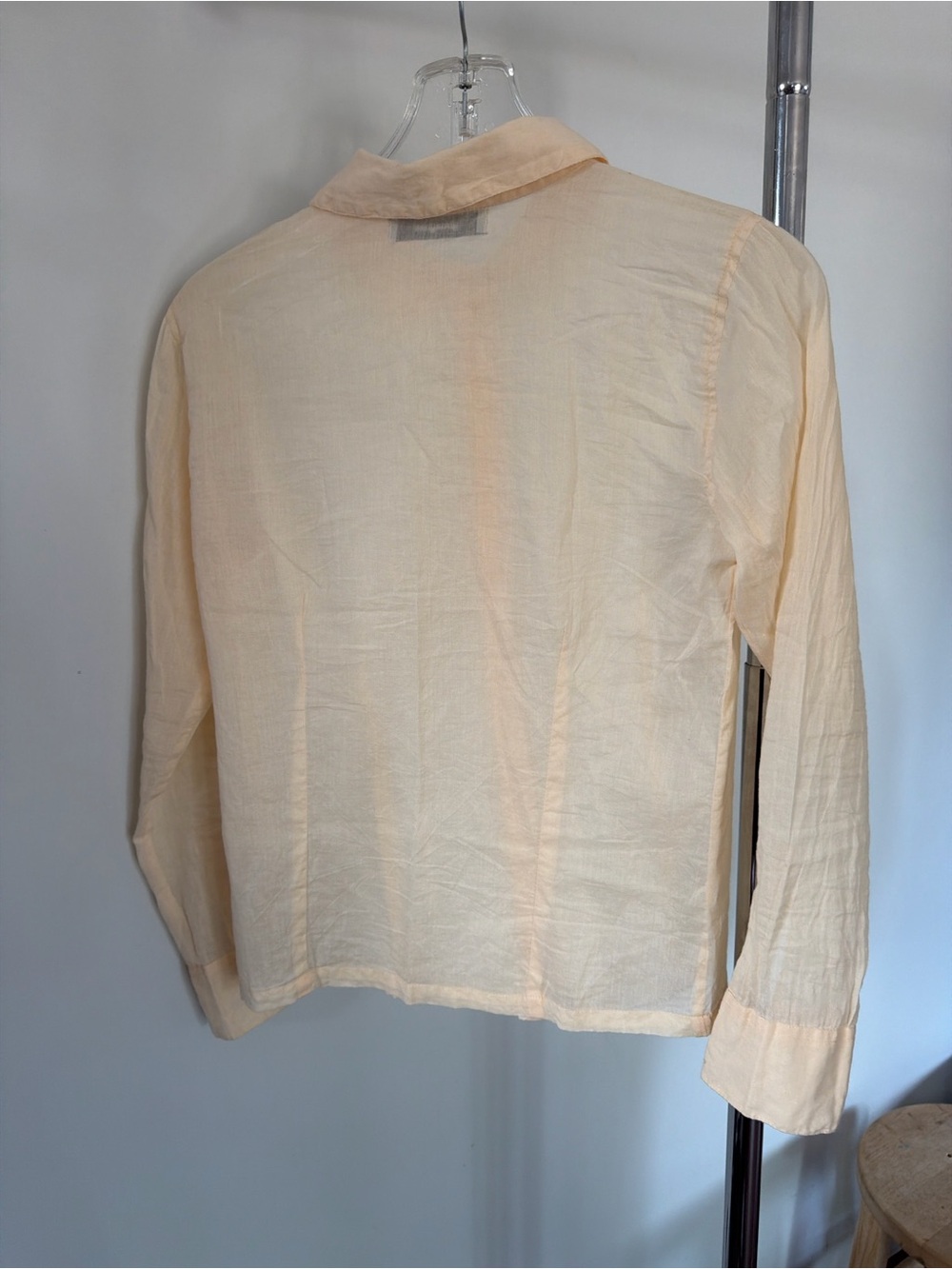Gimaguas butter yellow cotton shirt - Picture 8 of 8